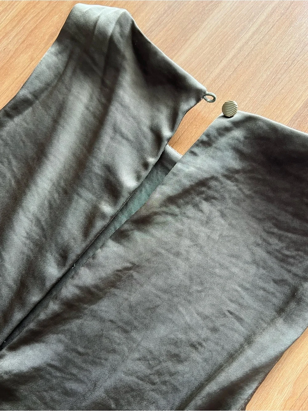 4th & Reckless Katie Maxi Dress Brown Sleeveless Sheer Hem Runs Small XL - Picture 12 of 13